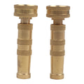4 Inch Brass Garden Hose Nozzle Heavy Duty Adjustable Spray Suitable