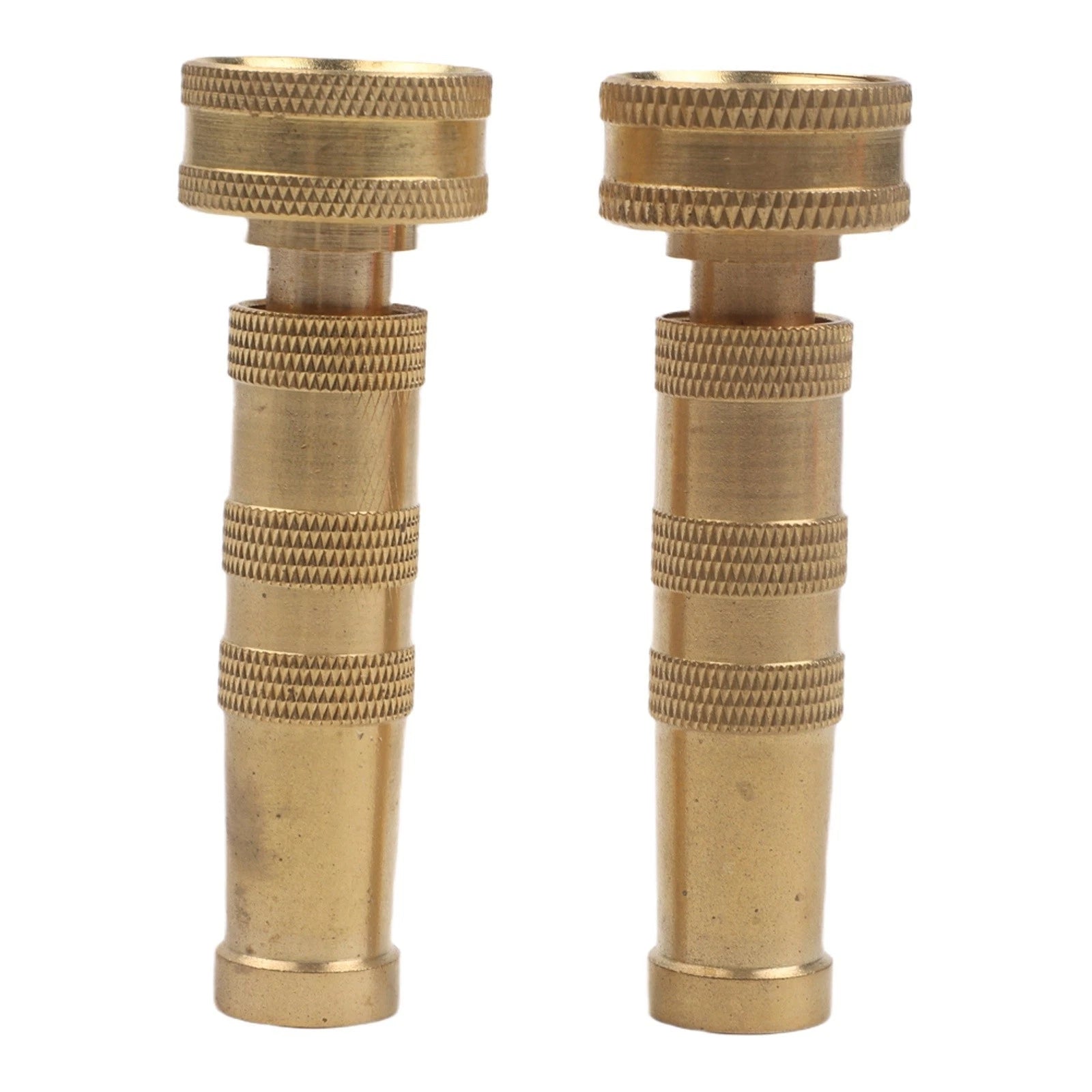 4 Inch Brass Garden Hose Nozzle Heavy Duty Adjustable Spray Suitable