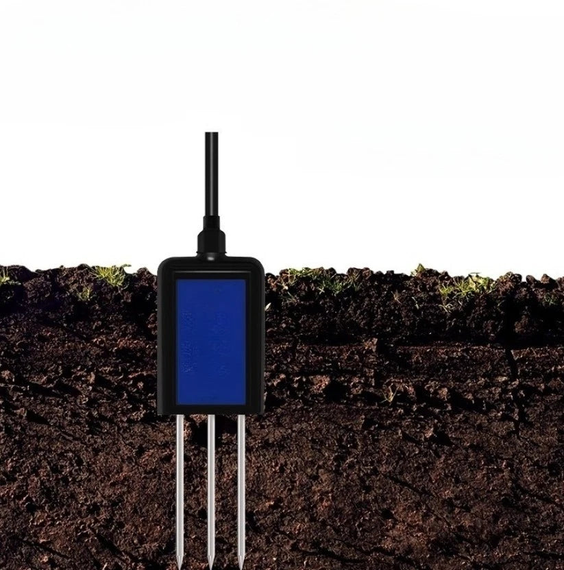 Waterproof Soil Moisture Meter With Temperature Ph Conductivity And