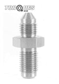 An-4 (4an) Male to Male Long Concave Union 7/16"x20 Unf Stainless