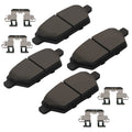 Rear L&amp;R Ceramic Brake Pads Kit for Ford Fusion 2006-2012 Lincoln MKZ 2007-2012