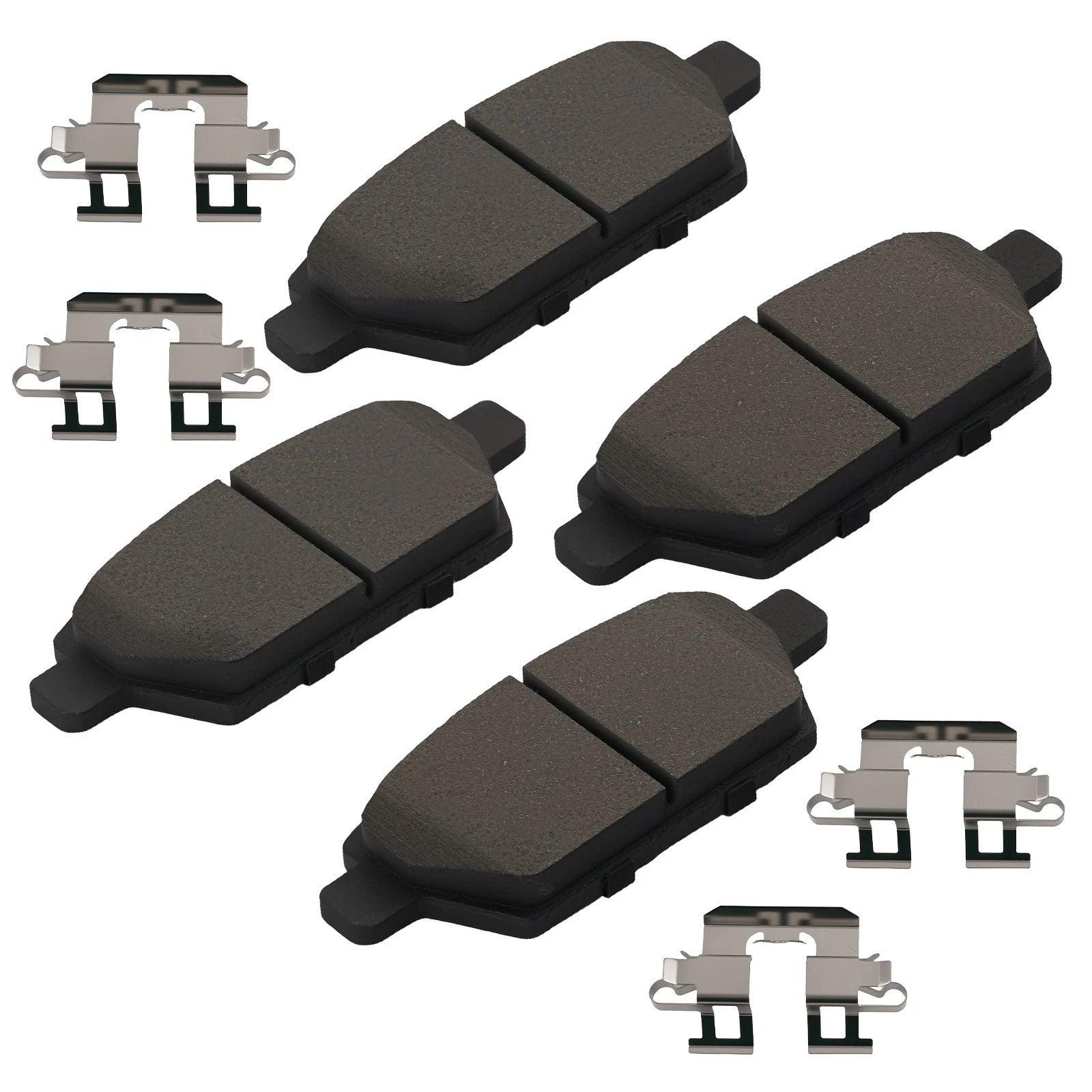Rear L&amp;R Ceramic Brake Pads Kit for Ford Fusion 2006-2012 Lincoln MKZ 2007-2012