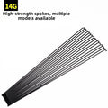14g Steel Bicycle Spokes With Nuts 254mm To 289mm For Custom Wheel