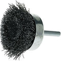 5 Pack - 2" Crimped Wire Cup Brush Carbon Steel 1/4" Hex Shank for Die Grinder