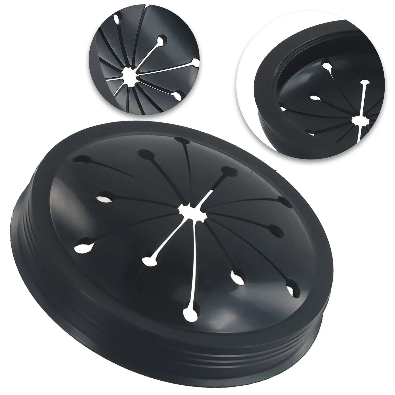 Household Splash Guards Parts Systems Waste Accessories Black Disposal