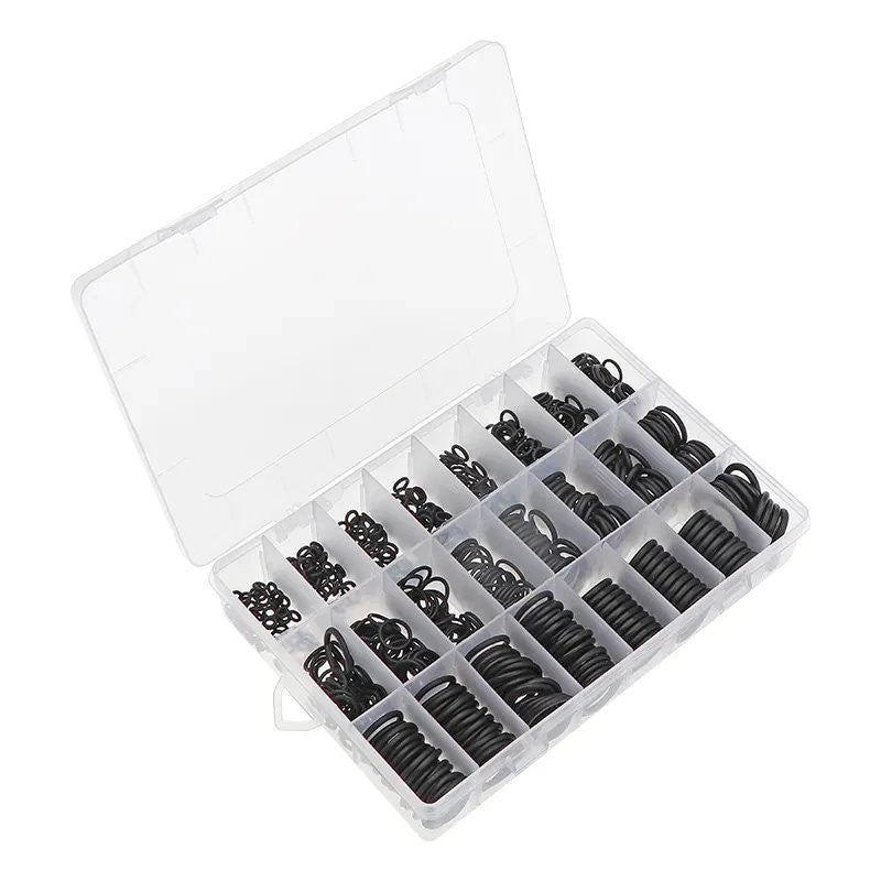 Rubber 740pcs Set Car Air Conditioning Sealed Ring A/C Trim Repair