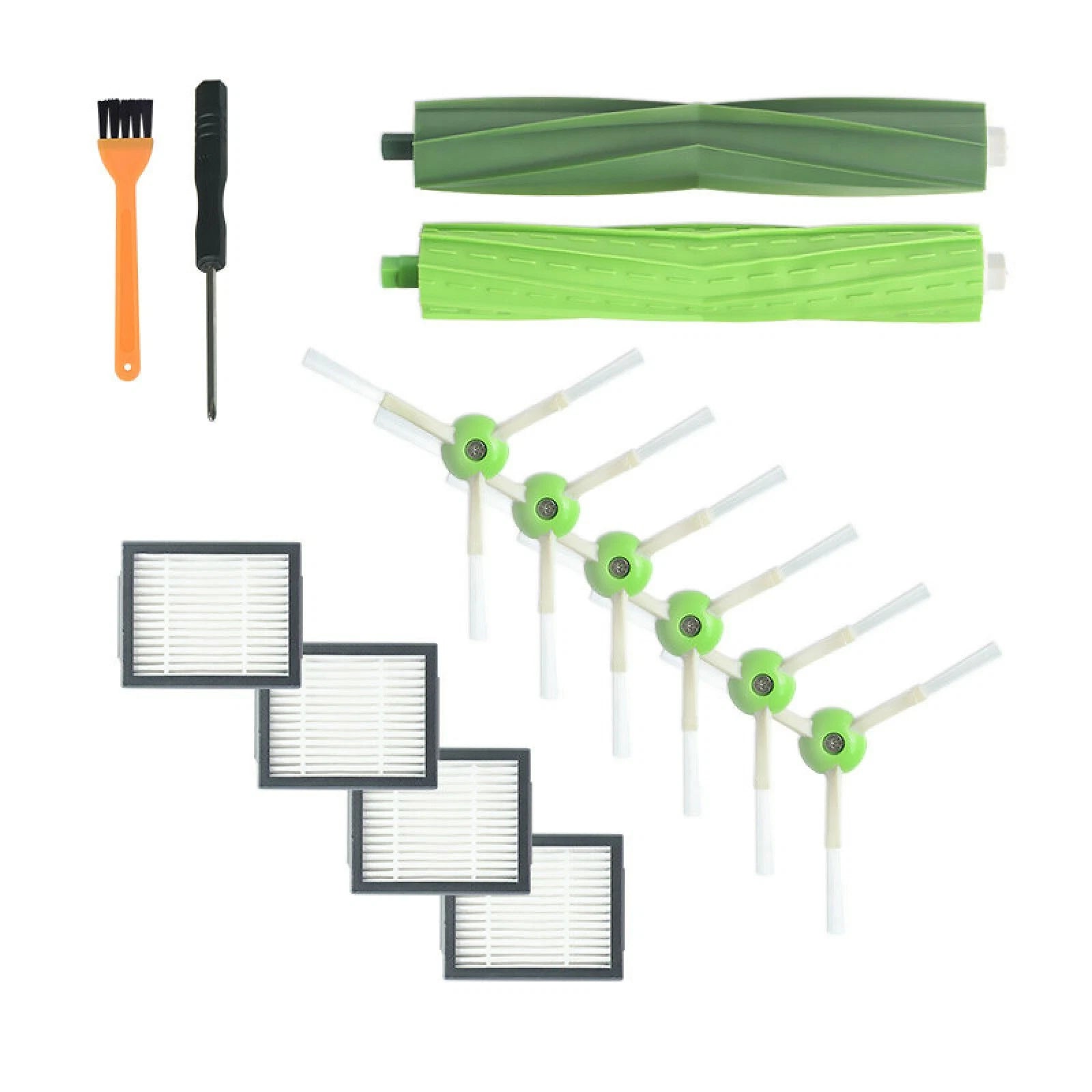 13pack Rubber Brushes Filter Set For Irobot Roomba I7 I7+e5 E6 Vacuum