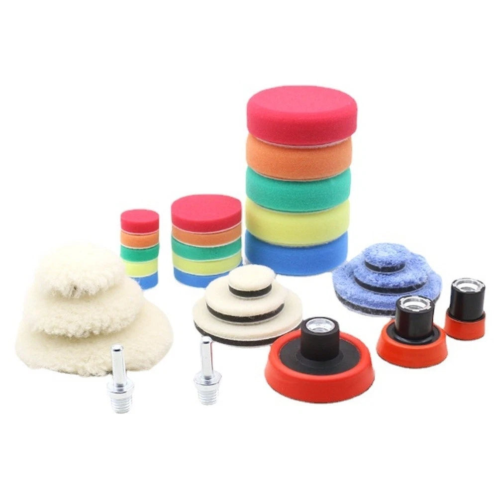 For M14 Polishing Sponge And Wool Pad Set For Surface Refurbishing