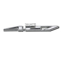 Metal Bumper Body Grill Fender Emblem Decal Sticker Badge Chrome 427