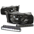 Smoked Housing Clear Lens Headlight+sign<wbr/>al | Built Supply Co