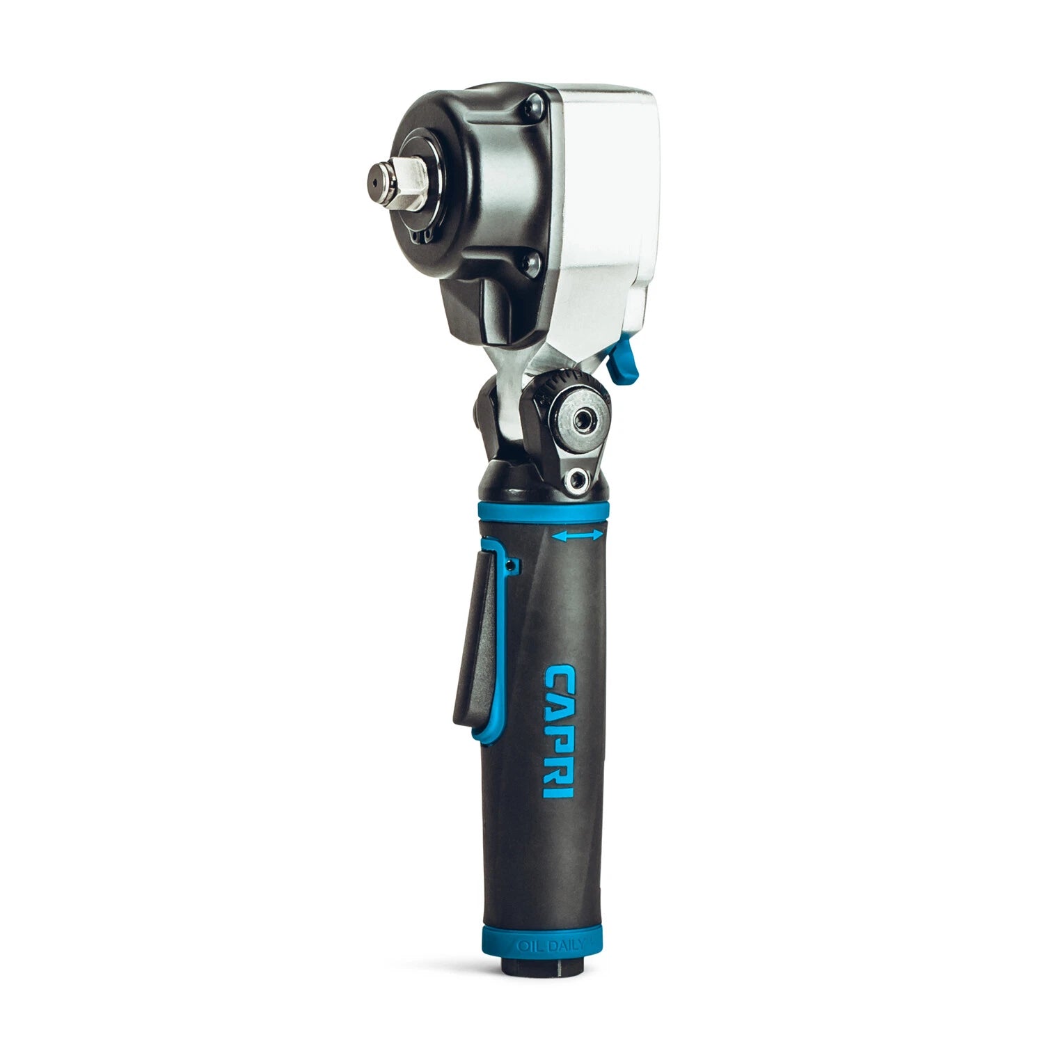 Capri Tools 1/2 In. Flex-head Air Angle Impact Wrench, 400 Ft. Lbs