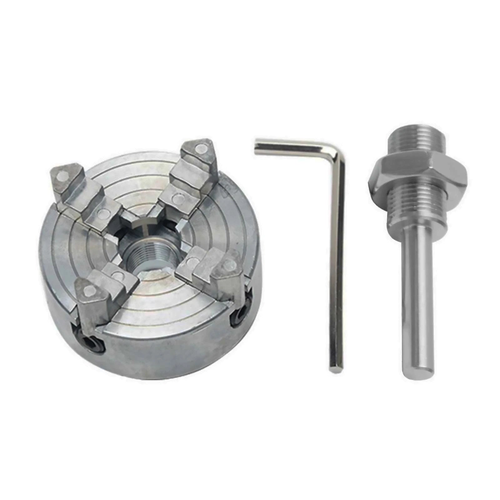 4-jaw Wood Lathe Chuck With Wrench Connecting Rod | Built Supply Co