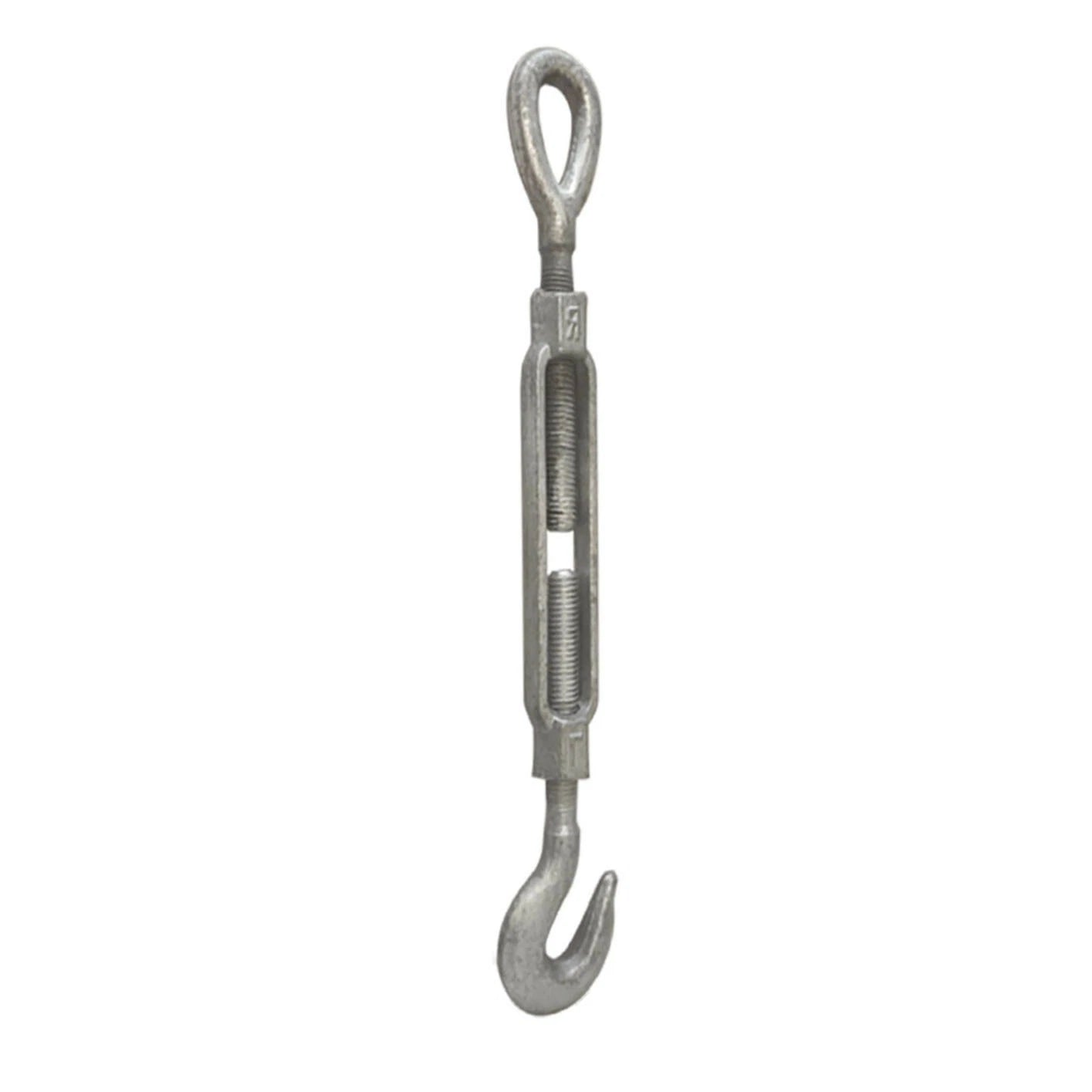 3/4" X 12" Turnbuckle Eye Hook 3000 Lbs Galvanized Drop Forged