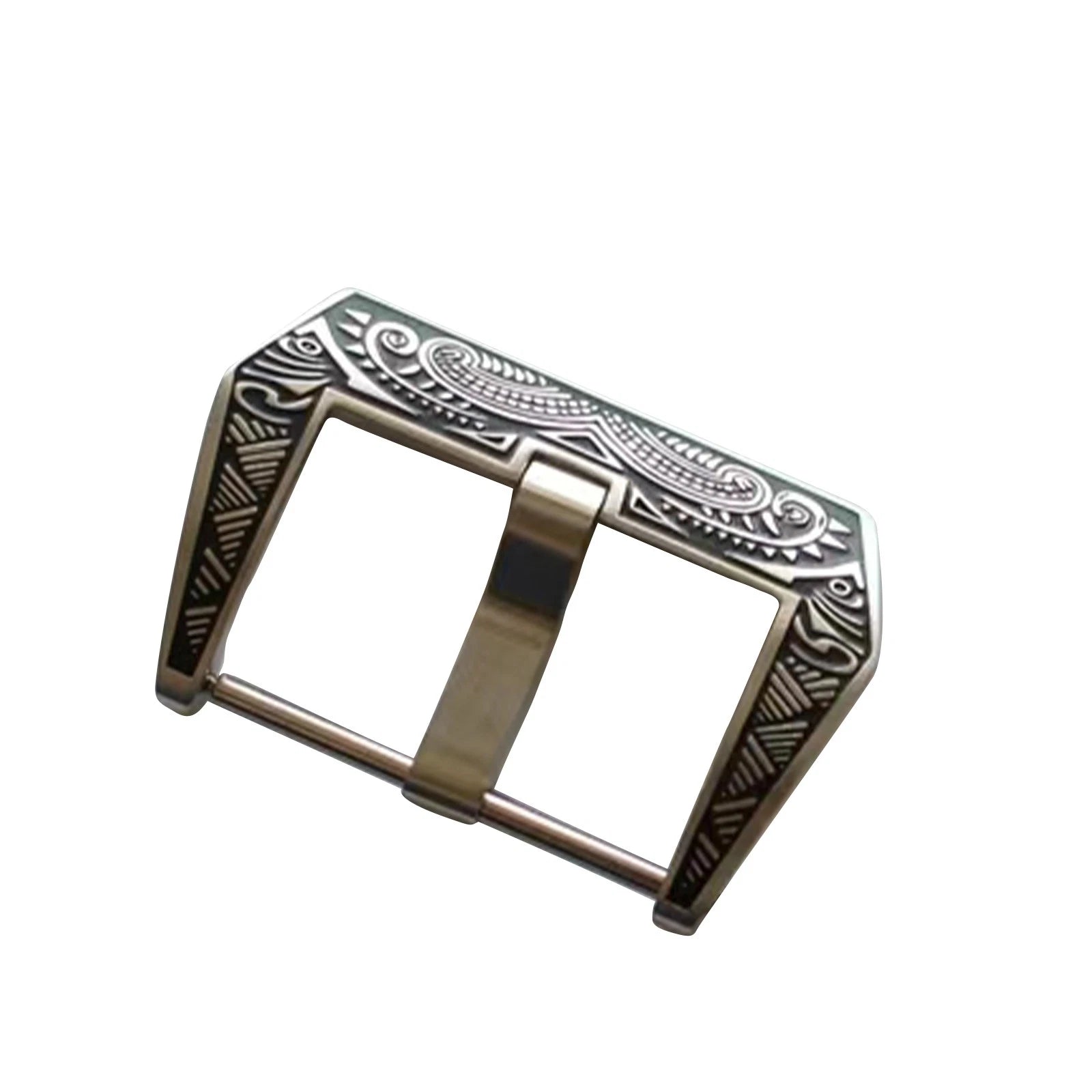 Vintage 22mm 316l Stainless Steel Engraved Watch Straps Bands Buckle