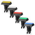 30*50mm Arcade Square Rectangle Buttons Led Push Illumilated W/