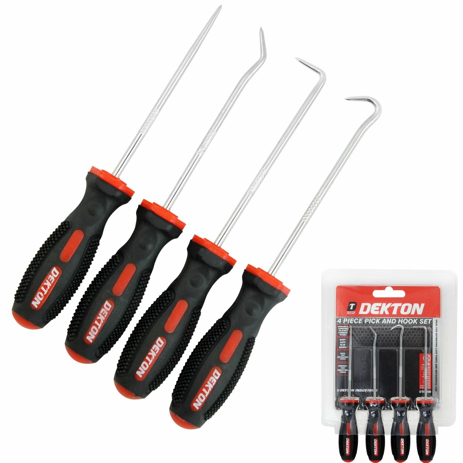 Dekton 4pc Pick and Hook Probe Set