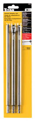 Titan 3-Piece 12-Inch Impact Socket Adapter Set by Titan