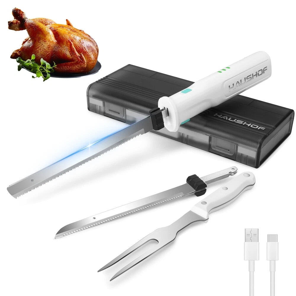Haushof Cordless Electric Knife 8V Rechargeable | Built Supply Co