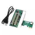 Pci-e To 2xpci Pcie X1 To X16 Converter Extender Adapter Card