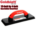 Goldblatt 12-inch by 4-inch Margin Float Gum Rubber Grout Float with