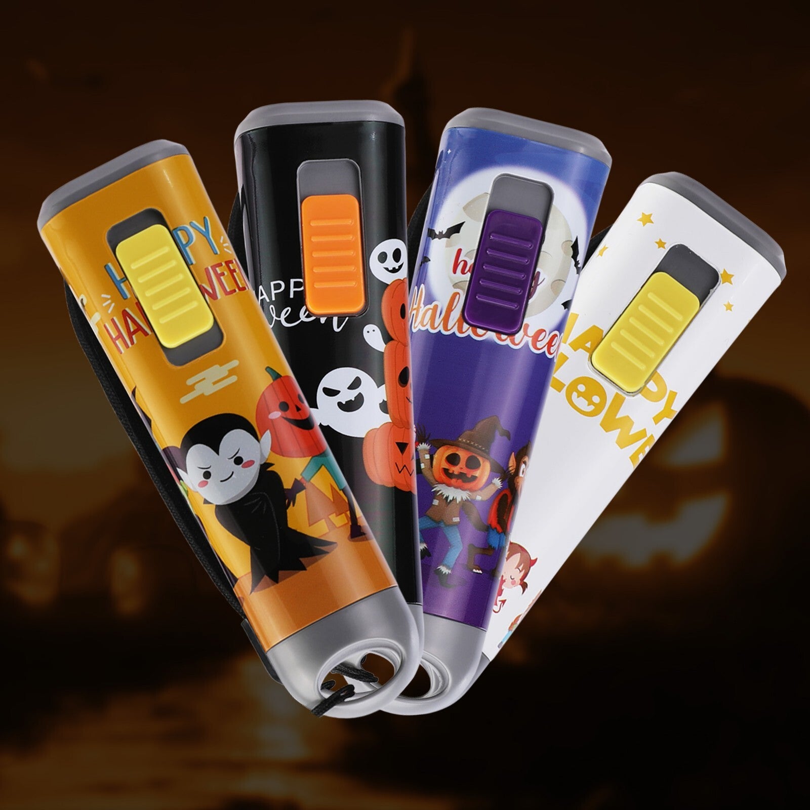 EverBrite 4-Pack Halloween Flashlights by EverBrite