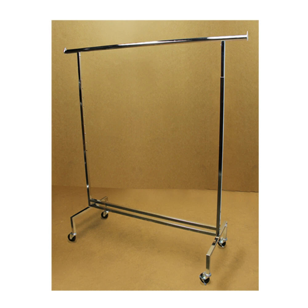 Adjustable Single Bar Clothes Hanger Rack Retail Garment Display With