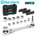Duratech 12-in-1 Flex-head Ratcheting Wrench Set | Built Supply Co