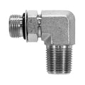 6806-06-08  HYDRAULIC ADAPTER  3/8" MALE BOSS SWIVEL X 1/2" MALE PIPE 90 DEGREE