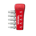 Vessel Impact Torsion Bit Set Torx T10-T30, 5pc