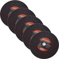 Neilsen 5pc Metal Cutting Discs - Ultra Thin 300mm Grinder Blade Disc by Neilsen