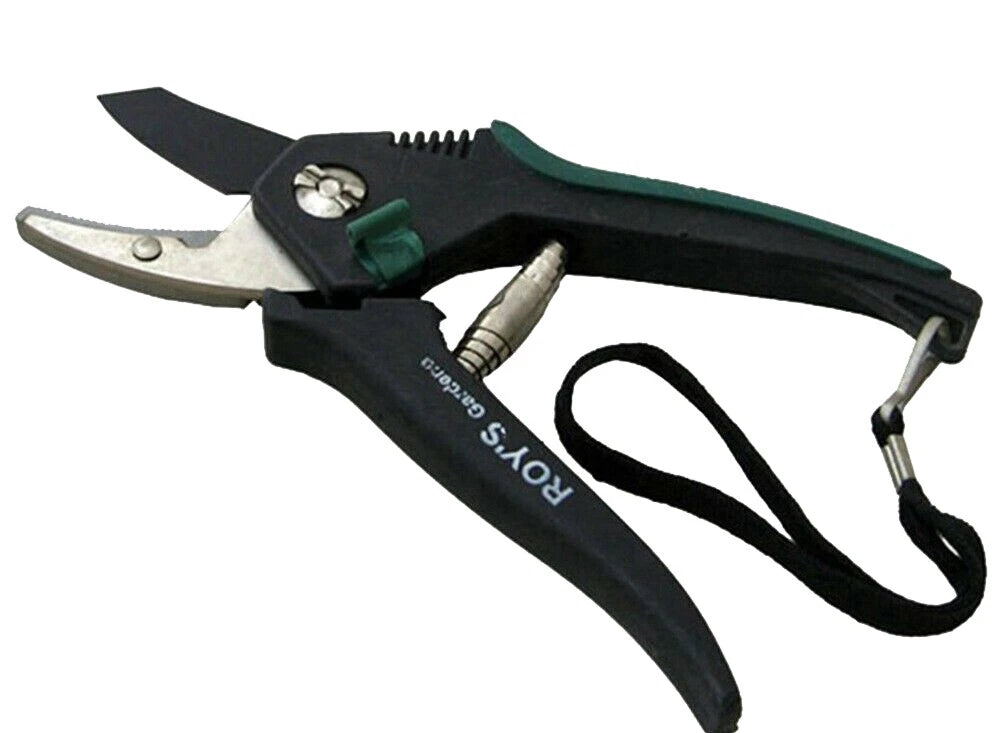 8''/200mm Flower Pruning Shear Pruner Secateur with Anvil for Stiff Dead Branch
