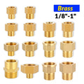 1/8" 1/4" 3/8" 1/2" 3/4" 1" BSP Male to Female Connecto
