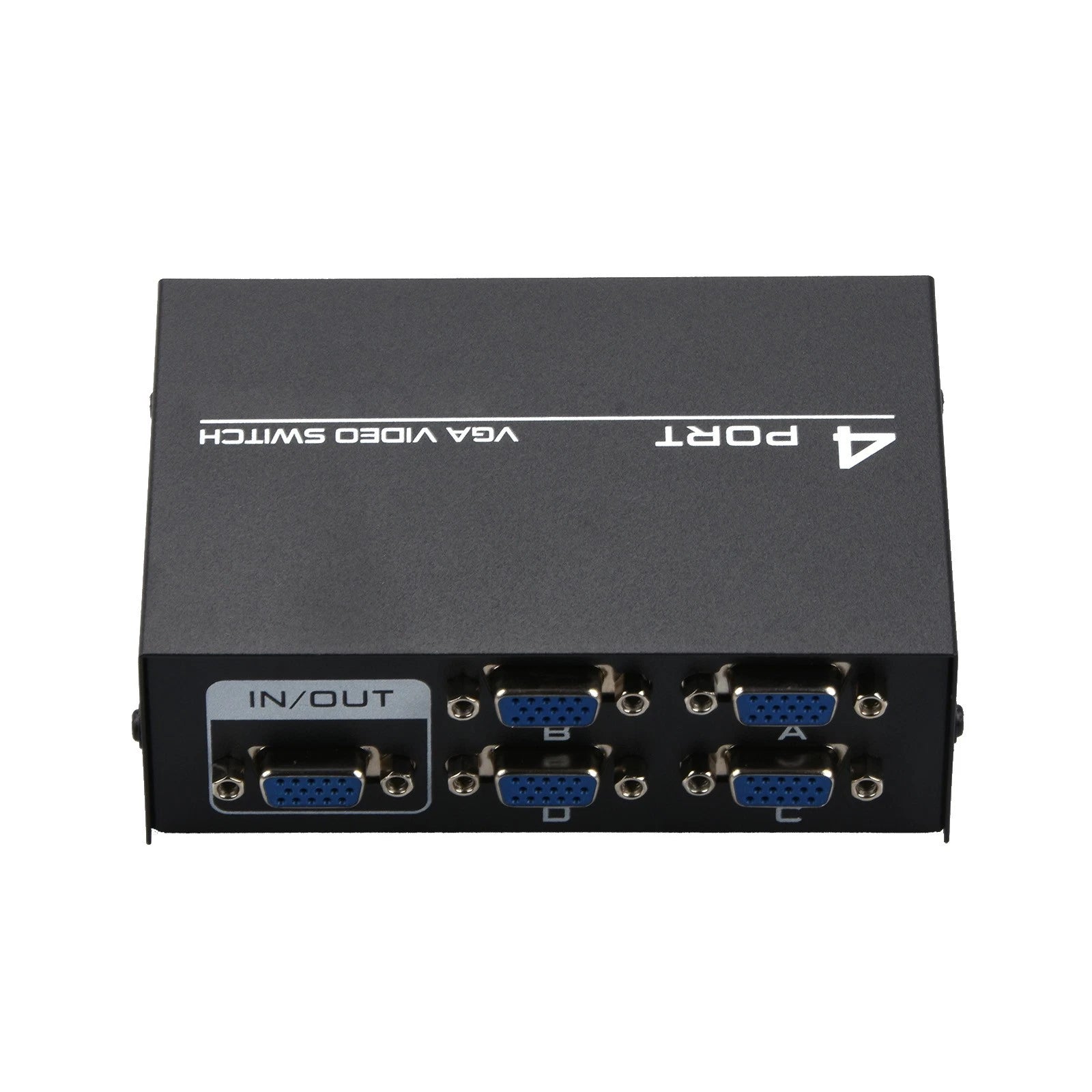 4 In 1 Out Vga Switcher 4 Port Vga Switch Video Selector Switch Box