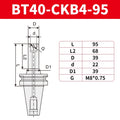 Ckb4 Boring Shank Bt40 Cnc Milling Machine Tool Holder
