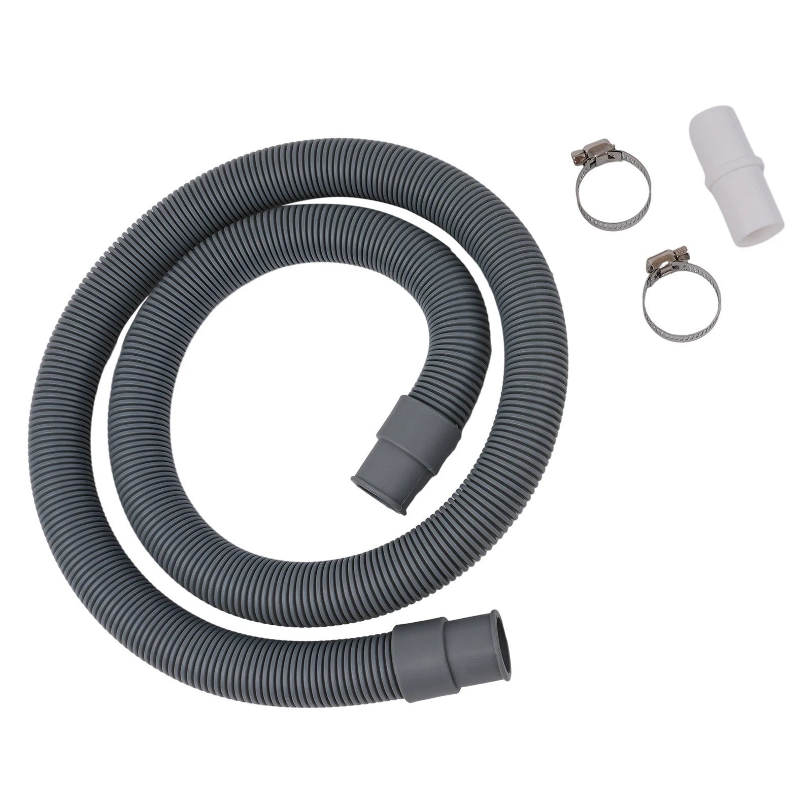 Gray Drain Hose Extension For All Brands Of Dishwashers And Washing