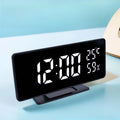 Led Digital Alarm Clock With Temperature And Humidity Display And