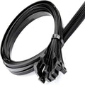 10–20 Pack Heavy Duty Black Cable Zip Ties UV Resistant 24" by Unbranded