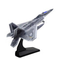 1:100 F-22 Aviation Plane Model Alloy Military Fighter Aircraft With