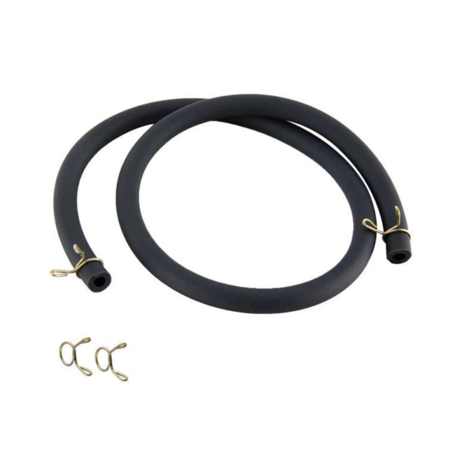 Precision Forged 50cm Fuel Hose 4x8mm Oil/gas Resistant W/clamps