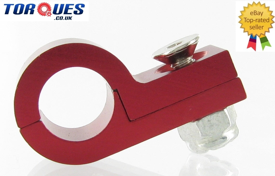 AN -6 (AN6 AN06) Red PTFE 11mm O.D Fuel Hose Clamp