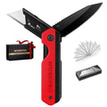 Workpro 2-in-1 Folding Knife/utility Knife 10 Sk5 Blades Quick-change