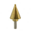 Titanium Step Drill Bit 1/4" to 1 3/8"