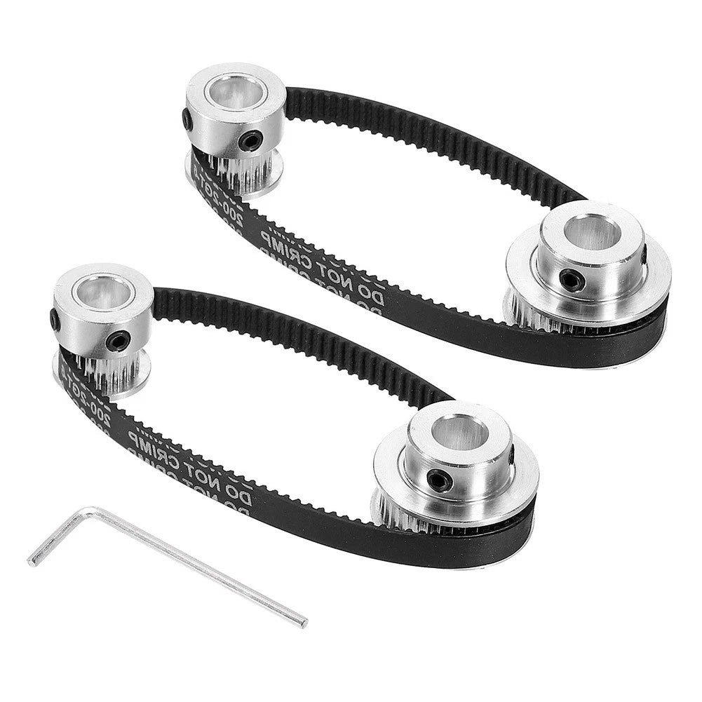 2gt Aluminum Pulley Pair 20 Teeth & 36 Teeth 8mm Id With 6mm Wide