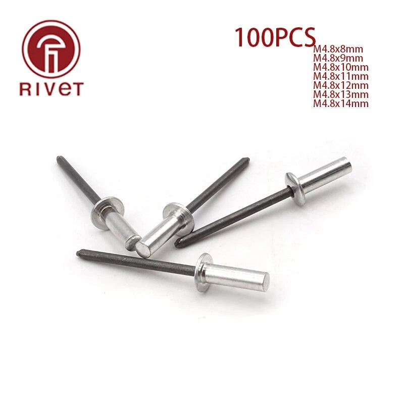 Din 15973 M4.8*8/9/10/11<wbr/>/12/13/14 Closed End Blind Rivets Round