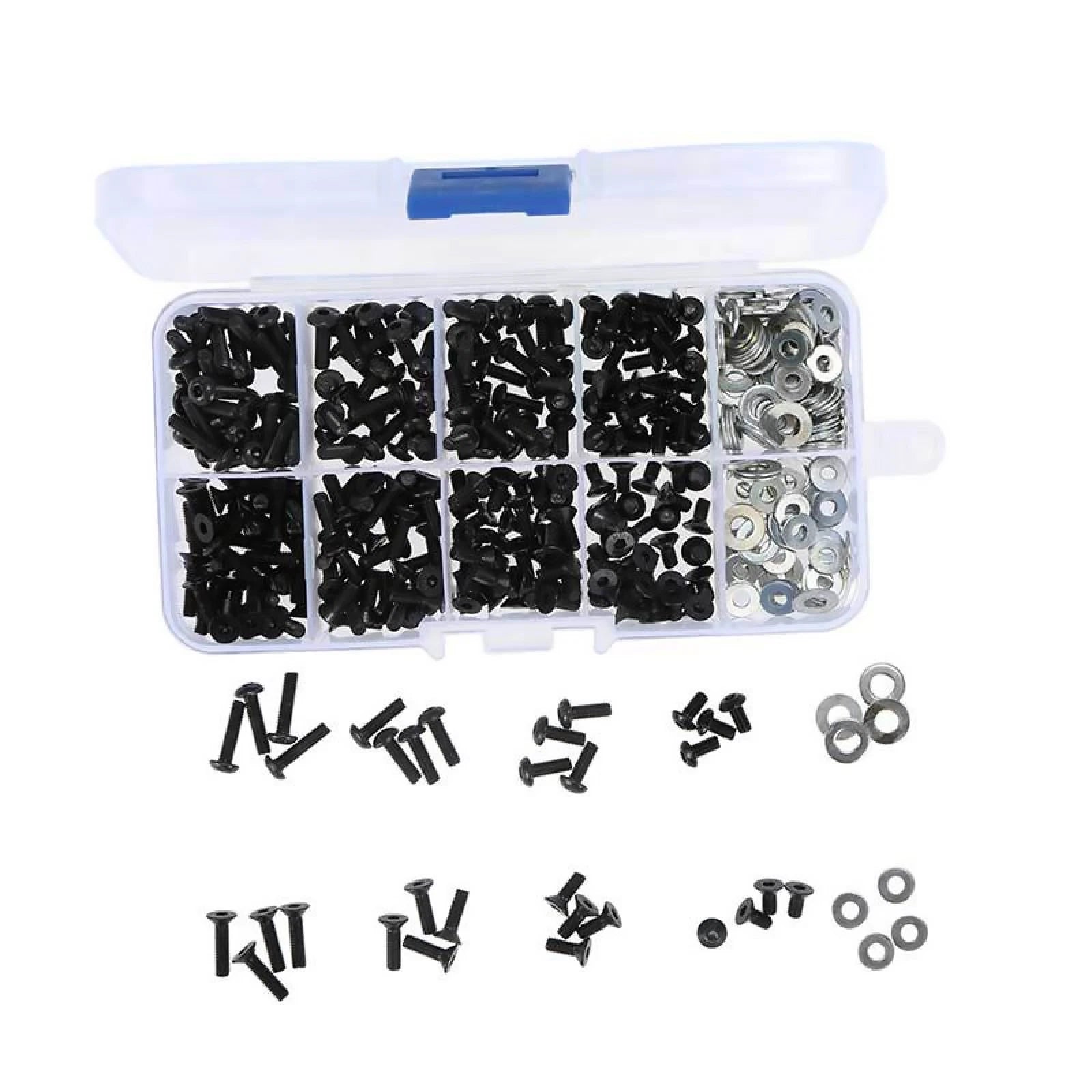 Rc Screw Kit (M3, Hex Flat&buttom Head)& M3 M4 Bolts For Hsp Rc Car
