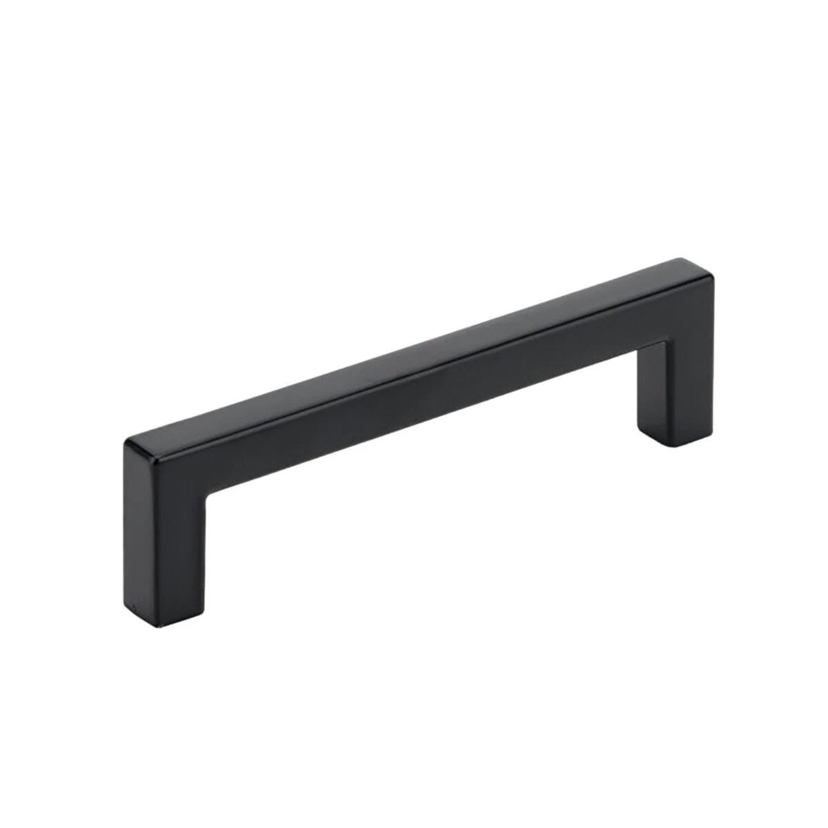Modern 3-3/4"(96mm) Centers Kitchen Square Cabinet Drawer Pull Matte