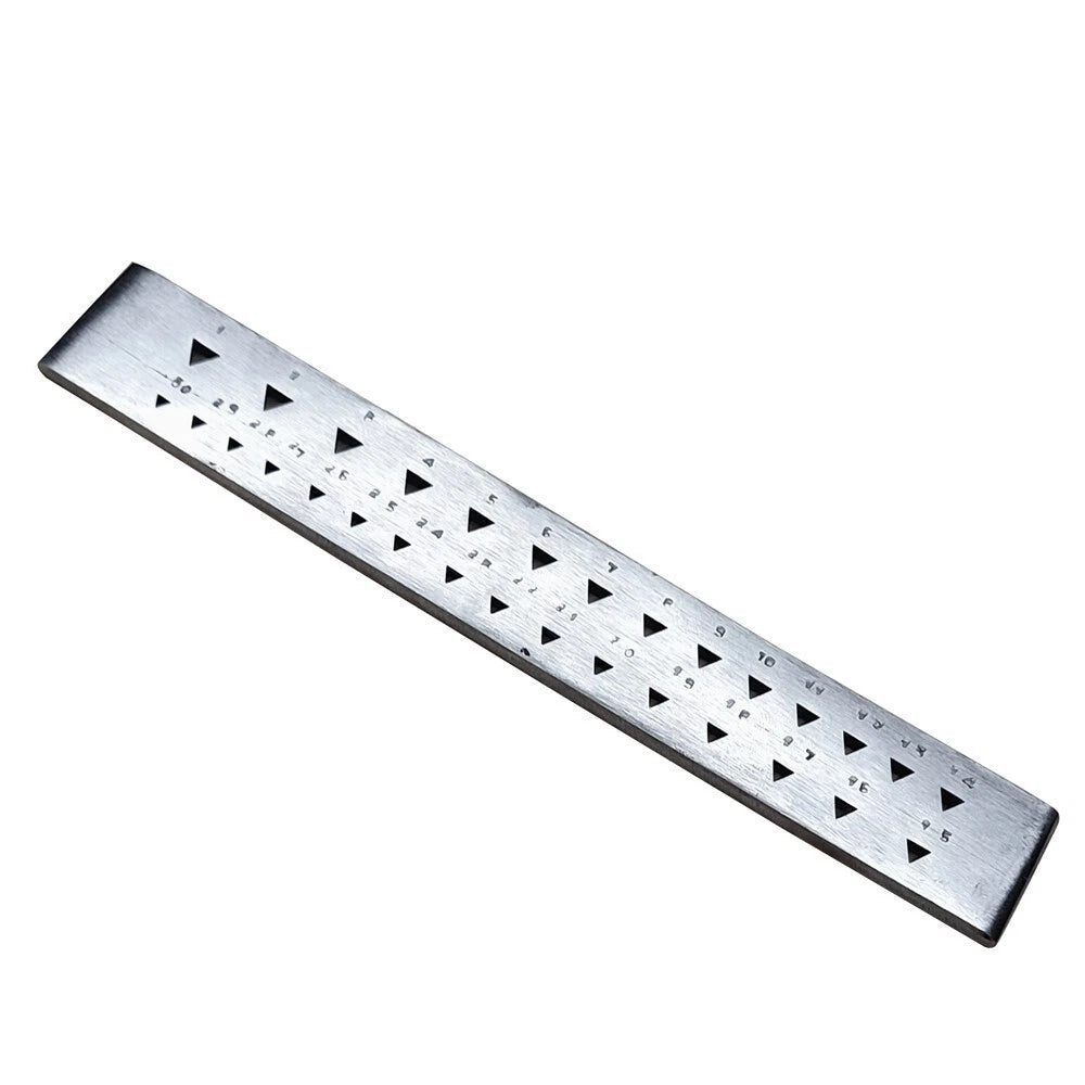 Draw Plate 30 Triangular Holes-wire Drawplate Jewelry Craft Shaping