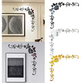 Removable 3d-mirror Flower Art Wall-sticker For Acrylic Mural Decal