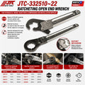 Single Ended Ratchet Open-End Wrench Hydraulic / Diesel Line Ratchet