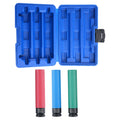 1/2" Wheel Socket Set Impact 17mm 19mm 21mm 3Pcs Thin Wall 6pt Kit